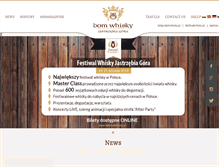 Tablet Screenshot of domwhisky.pl